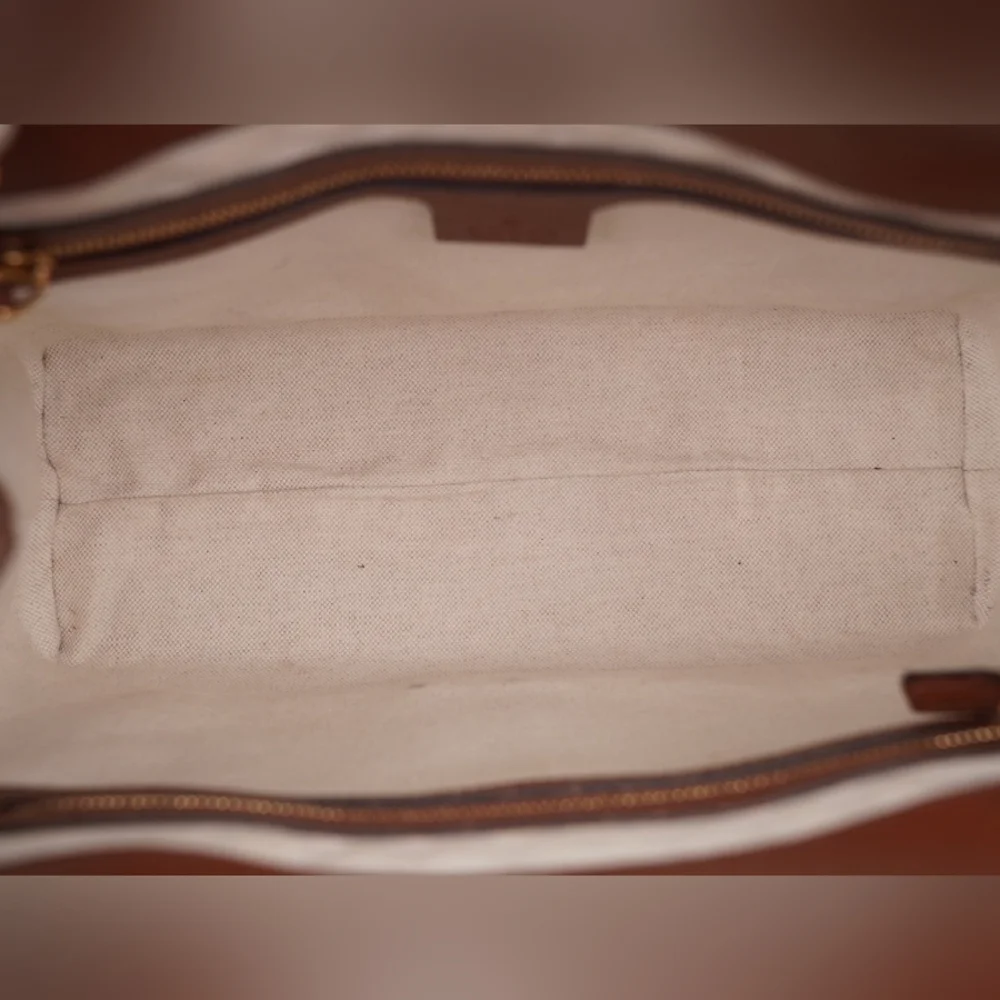 CF08 💟 GUCCI Jackie GG Denim and Leather Medium - Picture 15 of 15